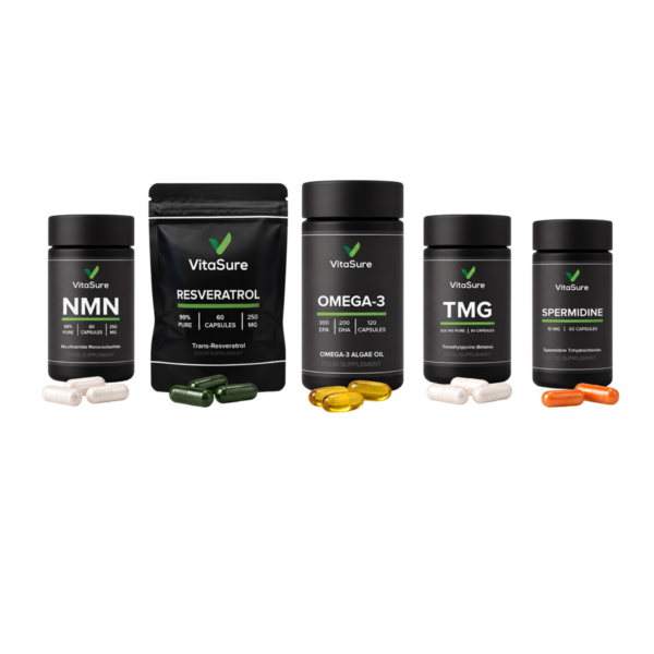 Longevity Bundle Nahrungsergänzungsmittel transparent